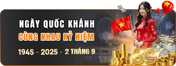 13WIN 12 Mừng ngày quốc khánh 13WIN
